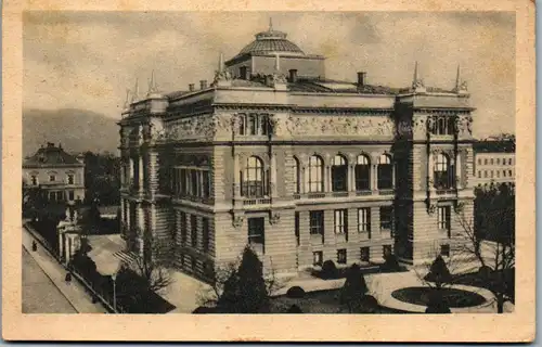 22129 - Oberösterreich - Linz an der Donau , Museum - gelaufen 1944