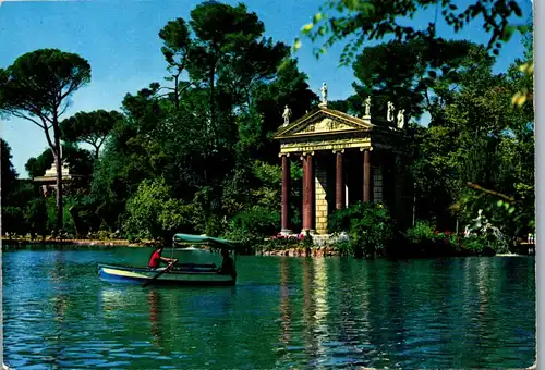 22154 - Italien - Rom , Villa Borghese , Il laghetto , Der See - nicht gelaufen