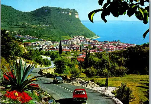 22168 - Italien - Garda , Lago di Garda , Panorama con la Rocca - nicht gelaufen