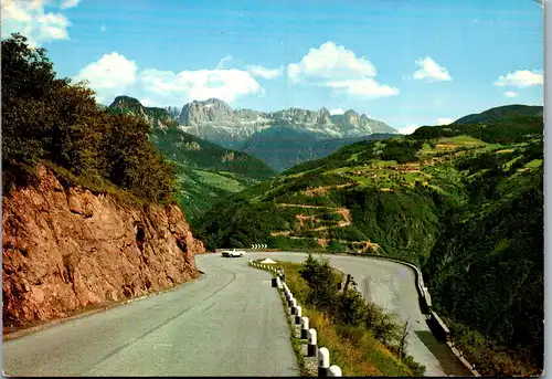 22175 - Italien - Nuova Strada sul Renon verso il Catinaccio , Höhenstraße auf den Ritten , Rosengarten - nicht gelaufen