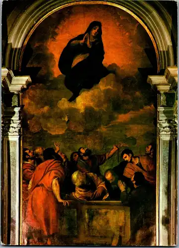 22185 - Italien - Verona , Tiziano , LA Vergine Assunta , Duomo - nicht gelaufen