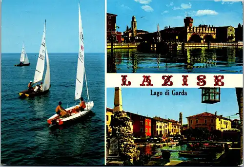 22191 - Italien - Lazise , Lago di Garda , Mehrbildkarte - gelaufen