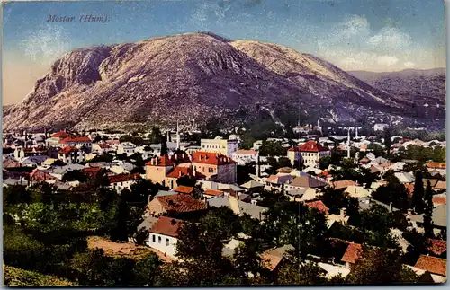 22205 - Bosnien - Mjostar , Hum - gelaufen 1917