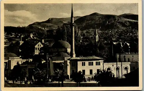 22207 - Bosnien - Sarajevo , Careva dzamija , Kaiser Moschee - gelaufen 1943