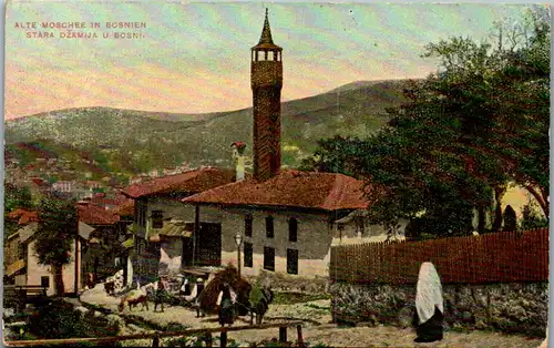 22212 - Bosnien - Stara Dzamija u Bosni , Alte Moschee in Bosnien - gelaufen 1910