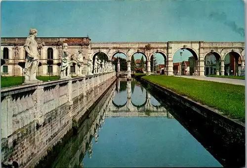 22219 - Italien - Piazzola sul Brenta , Villa Contarini , Centro Scientifico Culturale , Scorcio della roggia Contarini - nicht gelaufen