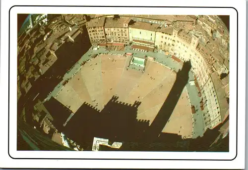 22229 - Italien - Siena , Piazza del Campo - nicht gelaufen
