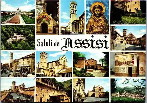22247 - Italien - Assisi , Mehrbildkarte  - nicht gelaufen