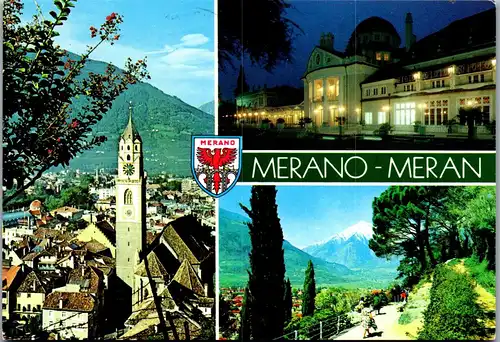 22253 - Italien - Meran , Merano , Alto Adige , Mehrbildkarte - gelaufen 1992