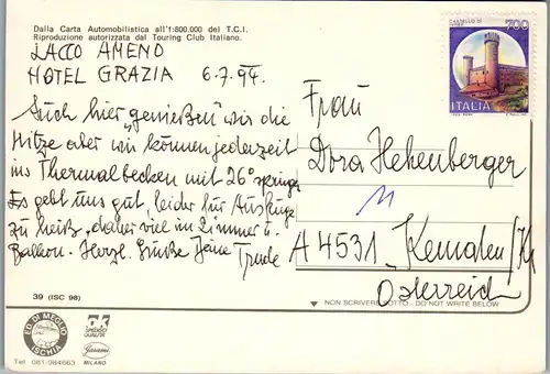 22254 - Italien - Isola d' Ischia - gelaufen 1994