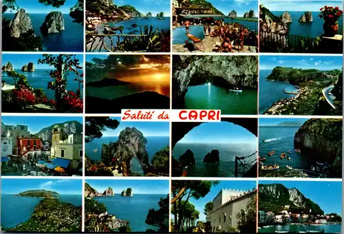 22260 - Italien - Capri , Mehrbildkarte - nicht gelaufen