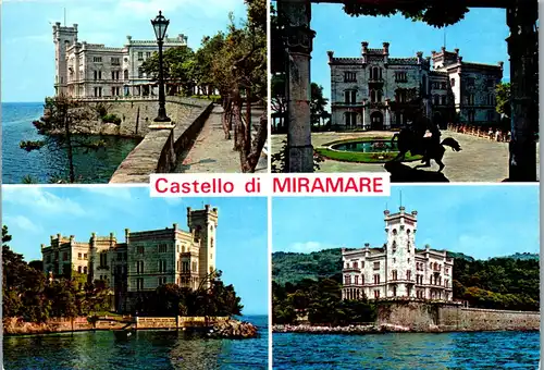 22263 - Italien - Castello di Miramare , Mehrbildkarte - nicht gelaufen