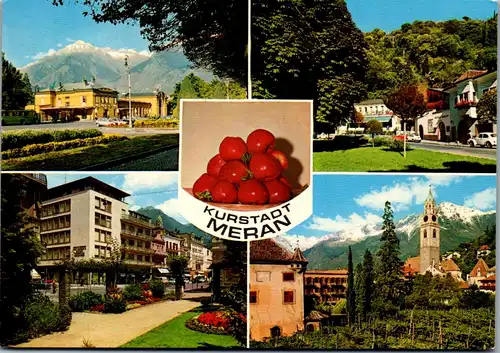 22275 - Italien - Meran , Alto Adige , Mehrbildkarte - gelaufen 1981