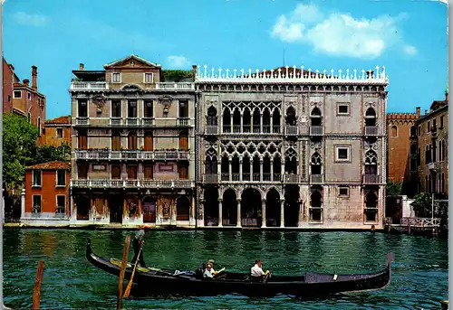 22279 - Italien - Venezia , Ca D' Oro , Gondola , Gondel - nicht gelaufen