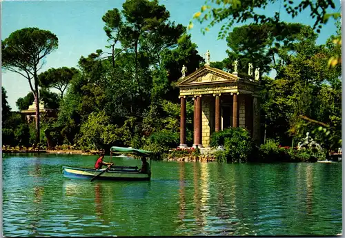 22286 - Italien - Rom , Villa Borghese , Il laghetto , Der See - nicht gelaufen