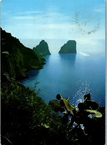 22293 - Italien - Capri , Faraglioni visti dai Giardini Augusto - gelaufen 1975