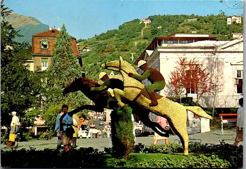 22295 - Italien - Meran , Passeggiata , Kurpromenade - gelaufen 1973