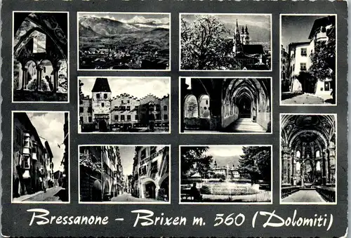 22302 - Italien - Bressanone , Brixen , Mehrbildkarte - nicht gelaufen