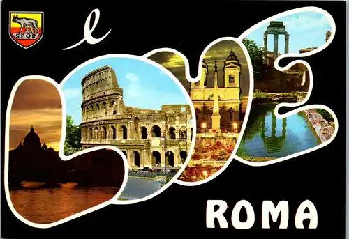 22304 - Italien - Rom , Mehrbildkarte  - nicht gelaufen