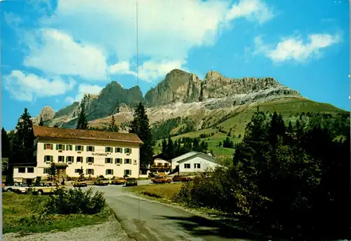22307 - Italien - Carezza , Albergo Alpenrose , Karrersee Gebiet , Gasthof - gelaufen 1977