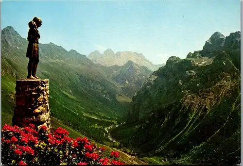 22313 - Italien - Val Fleons vista dal Giogo Veranis , Il Buon Pastore , Guter Hirt , Öfnerjoch , Wolayer Berge - nicht gelaufen