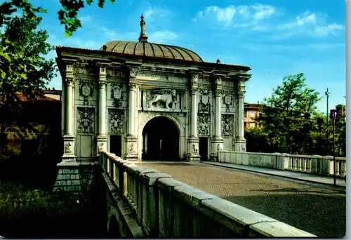 22328 - Italien - Treviso , Porta S. Tomaso , Stadttor - nicht gelaufen