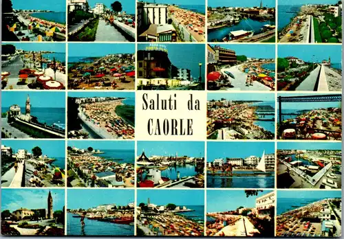 22350 - Italien - Caorle , Mehrbildkarte - gelaufen 1969