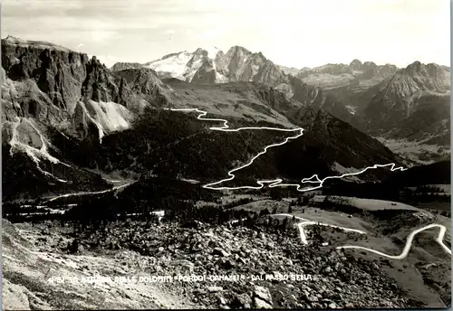 22354 - Italien - La Strada delle Dolomiti Pordoi Canazei dal Passo Sella - nicht gelaufen