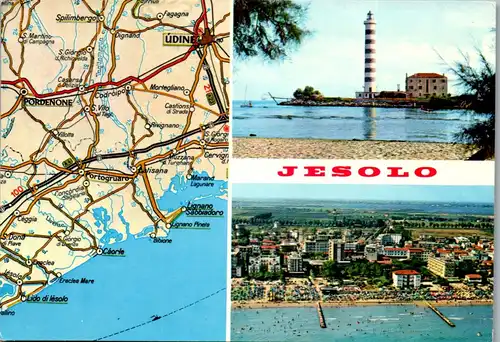 22372 - Italien - Jesolo , Mehrbildkarte - gelaufen 1986