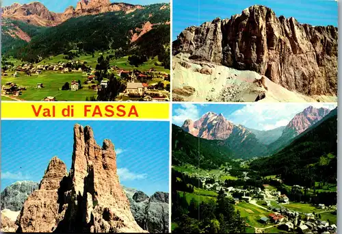 22374 - Italien - Val di Fassa , Marmolada , Torri del Vajolet , Canazei - nicht gelaufen