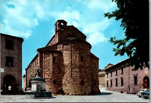 22382 - Italien - San Leo , La Pieve Pre romanica - nicht gelaufen