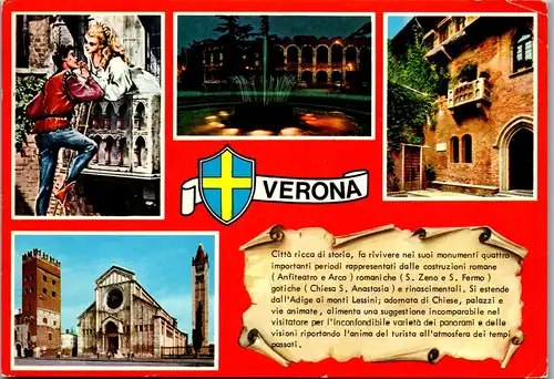22385 - Italien - Verona , Mehrbildkarte  - gelaufen 1977