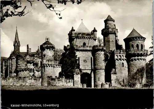 22418 - Deutschland - Kassel Wilhelmshöhe , Löwenburg - gelaufen 1977