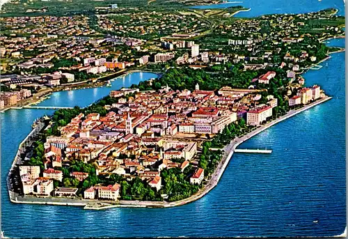 22423 - Kroatien - Zadar , Panorama - gelaufen 1977