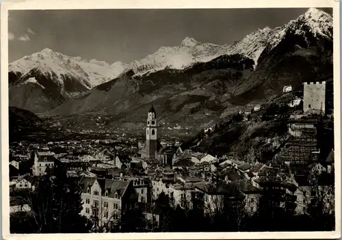 22438 - Italien - Meran , Panorama - gelaufen 1954