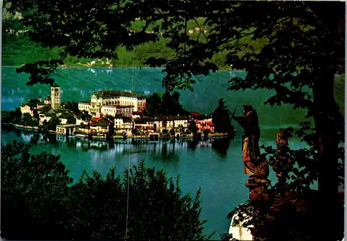 22446 - Italien - Isola S. Giulio , Lago d' Orta - gelaufen 1981