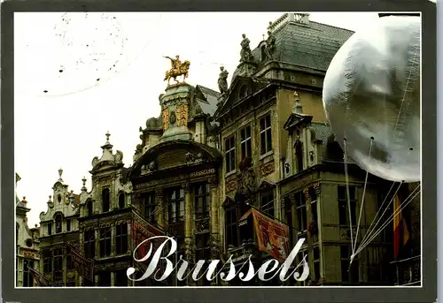 22456 - Belgien - Brüssel , Bruxelles , Grand Place - gelaufen 1998