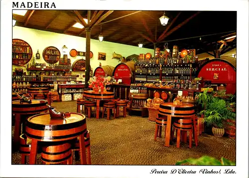 22466 - Portugal - Madeira Funchal , Pereira D' Oliveira , Vinho - gelaufen