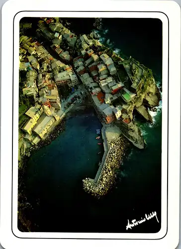 22468 - Italien - Vernazza , Il gioco del domino - nicht gelaufen