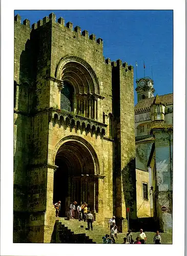 22472 - Portugal - Coimbra , Se Velha , Old Cathedral - gelaufen 1993