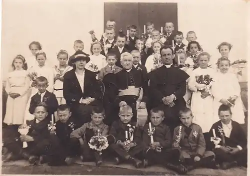 22481 - Aufnahme - Kärnten , Wolfsberg , Andenken Erstkommunionsfeier 11. April 1926