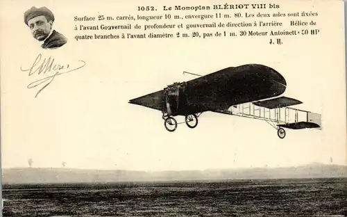 22490 - Flugzeug - Le Monoplan Bleriot - nicht gelaufen