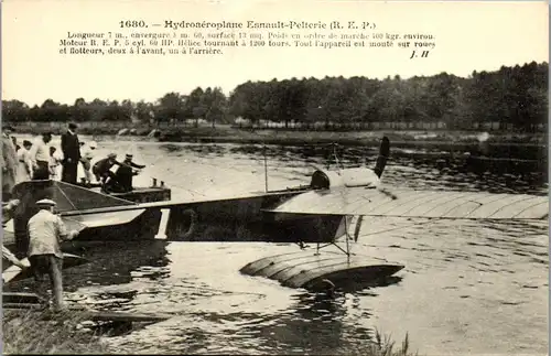 22495 - Flugzeug - Hydroaeroplane Esnault Pelterie - nicht gelaufen