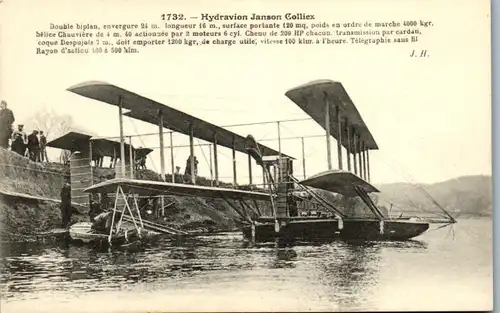 22500 - Flugzeug - Hydravion Janson Colliex - nicht gelaufen