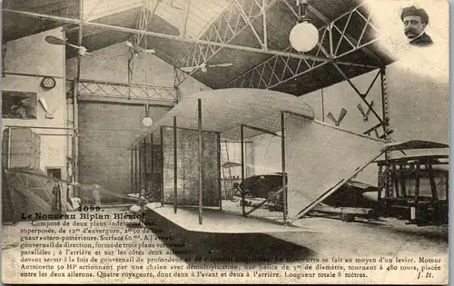 22502 - Flugzeug - Le Nouveau Biplan Bleriot - nicht gelaufen