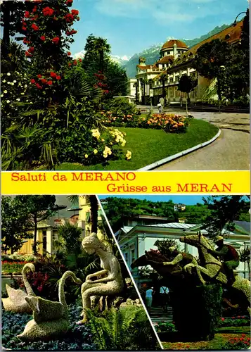 22520 - Italien - Meran , Mehrbildkarte - gelaufen 1982