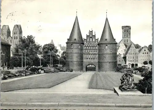 22521 - Deutschland - Lübeck , Das Holstentor - gelaufen 1959