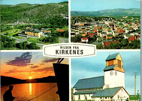 22523 - Norwegen - Kirkenes , Mehrbildkarte - gelaufen 1966