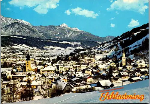 22525 - Steiermark - Schladming , Blick gegen Stoderzinken - gelaufen 1987