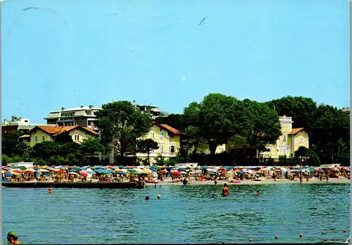 22527 - Italien - Grado , Pensione Ville Bianchi - gelaufen 1986